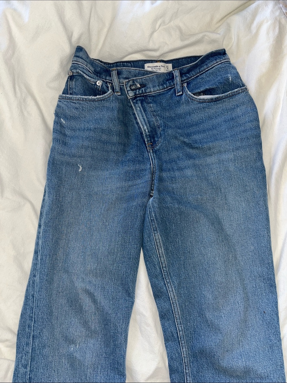Abercrombie & Fitch 90s ultra high rise Curve Love Straight